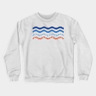 Onde Dei Delfini Crewneck Sweatshirt